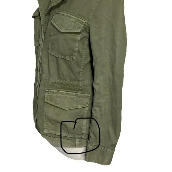 Madewell Women's S army green utility military jacket‎ Chore Coat - Picture 8 of 9